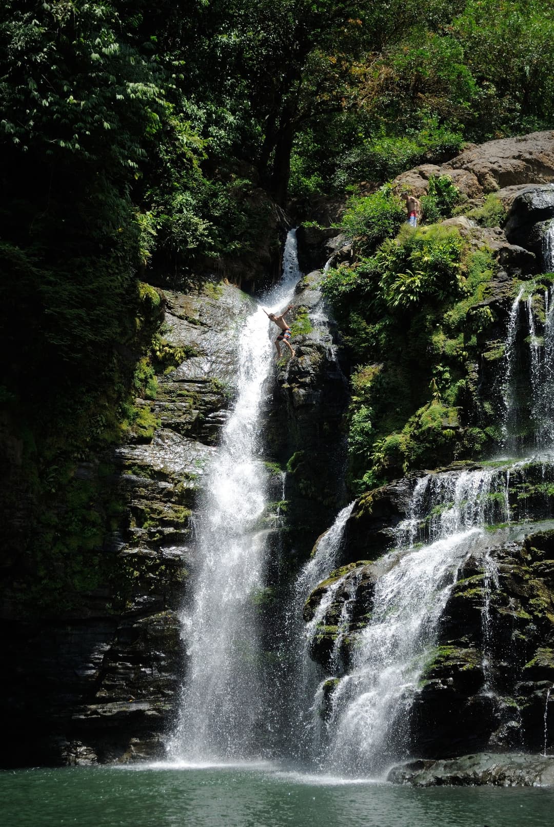 Waterfall Jumping & Swimming