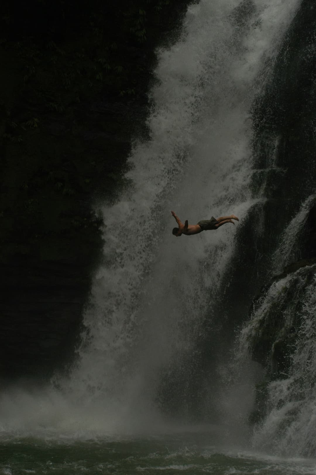 Waterfall Jumping & Swimming