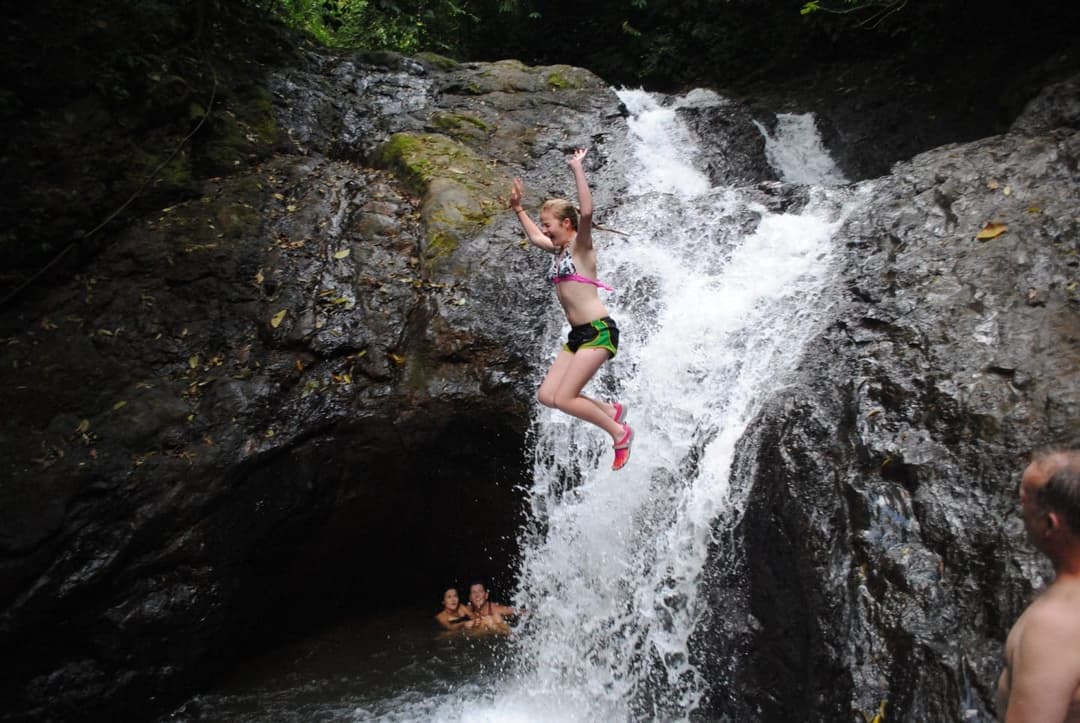 Waterfall Jumping & Swimming